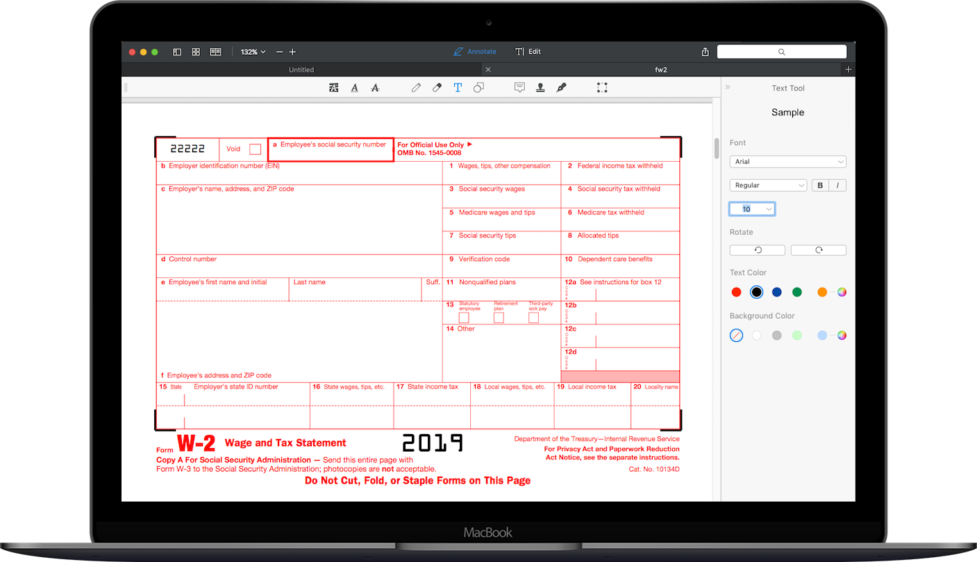W-2 Form Software For Mac